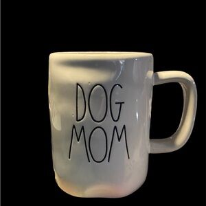 Rae Dunn Dog Mom Ceramic Mug - White